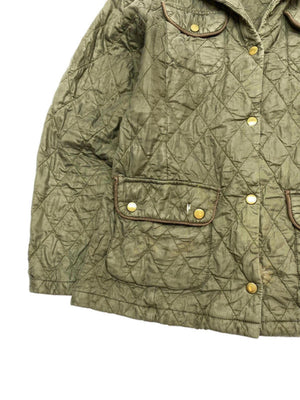Green Barbour Quilted Jacket Women's Large