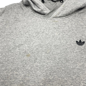 Grey Adidas Embroidery Hoodie Men's XL