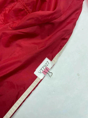 Adidas Vintage Red Hooded Windbreaker Jacket