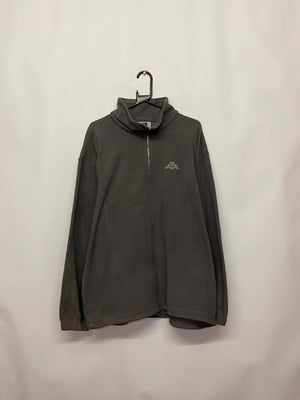 Vintage Kappa Grey 1/4 Zip Fleece Pullover