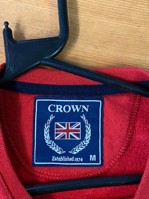 Crown “University League” Red Crewneck Sweatshirt