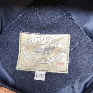 Vintage Black Pace Setter Varsity Jacket Men's Large