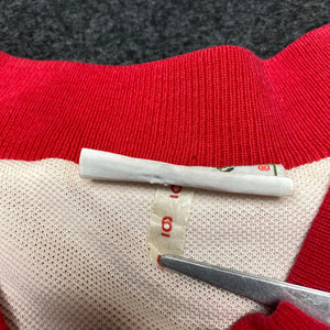 Red Lacoste Varsity Jacket Women's XS