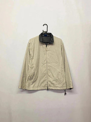 Vintage Champion Beige Lightweight Windbreaker Jacket – Size L