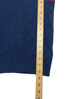 Navy Knitwear Sweater Youth's Small