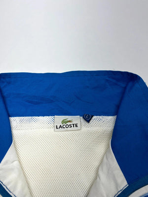 Lacoste Blue & White Full-Zip Windbreaker Jacket (Men’s L)