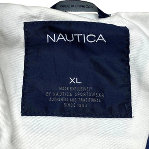 White Nautica Harrington Jacket Men's XL
