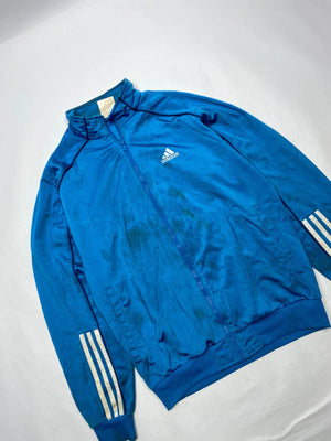 Adidas Blue 3-Stripes Track Jacket
