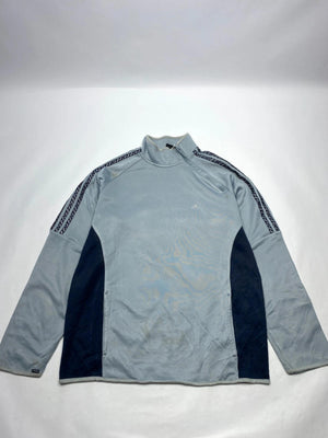 Adidas Vintage 1/4 Mock Neck Training Top – Light Blue