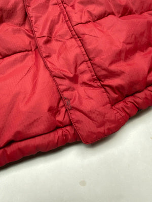 Vintage Starter Puffer Jacket – Red / Navy