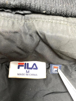 Black FILA Puffer Jacket Men's Medium