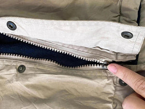 Timberland Men's Utility Jacket Beige with Navy Collar