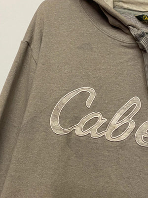 Cabela’s Taupe Embroidered Logo Hoodi