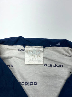 Adidas Vintage 80s/90s Colourblock Track Jacket – Navy/Red/White – Trefoil Logo
