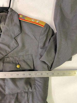 Vintage Soviet Military Jacket – Grey with Shoulder Epaulettes