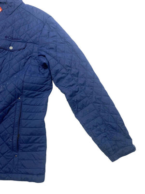 Navy Columbia Quilted Jacket Women's XXL