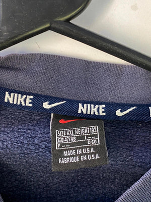 Vintage Nike Sweatshirt – Navy Blue Big Logo – Made in USA – Size XXL