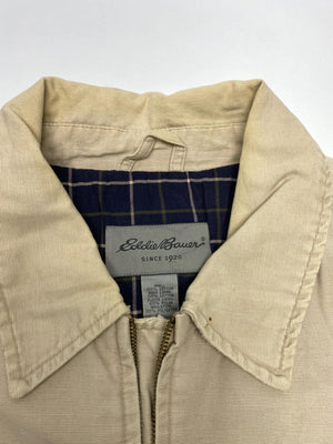 Vintage Eddie Bauer Zip-Up Jacket – Beige