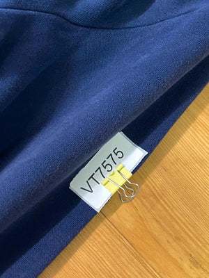 Puma Navy Blue Embossed Logo Hoodie Size M