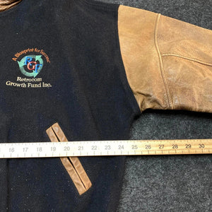 Vintage Black Pace Setter Varsity Jacket Men's Large