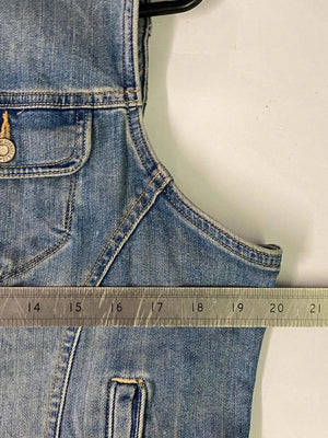 Levi’s Sleeveless Denim Vest – Light Wash, Size XL