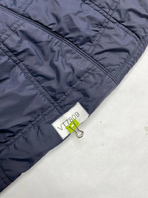 Adidas Men's Navy Puffer Jacket with Full Zip