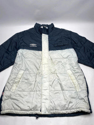 Umbro Navy & White Puffer Jacket – Men’s (Vintage / Winter Coat)
