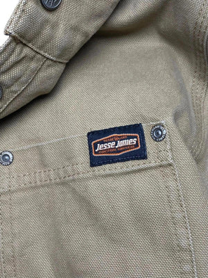 Khaki Jesse James Workwear Jacket Women's Large