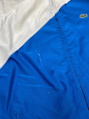 Lacoste Blue & White Full-Zip Windbreaker Jacket (Men’s L)
