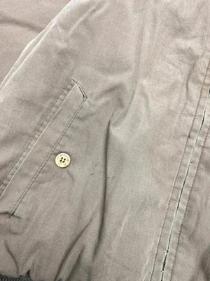 Vintage Lacoste Brown Bomber Jacket | Quilted Lining | Harrington Style
