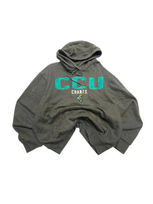 Grey Jansport Badge Hoodie Men's XL