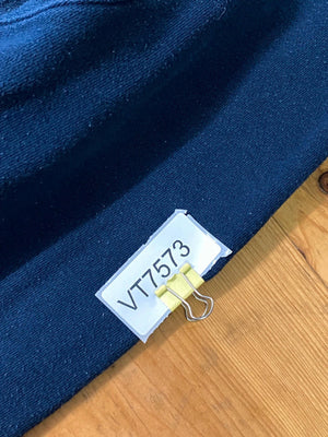 White Gildan Heavy Blend sweatshirt