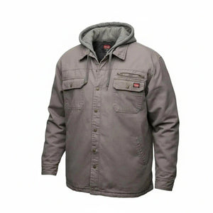 Wrangler Workwear Hooded Jacket – Brown/Grey – Men’s 2XL