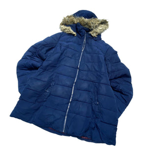Navy Tommy Hilfiger Parka Jacket Women's Medium