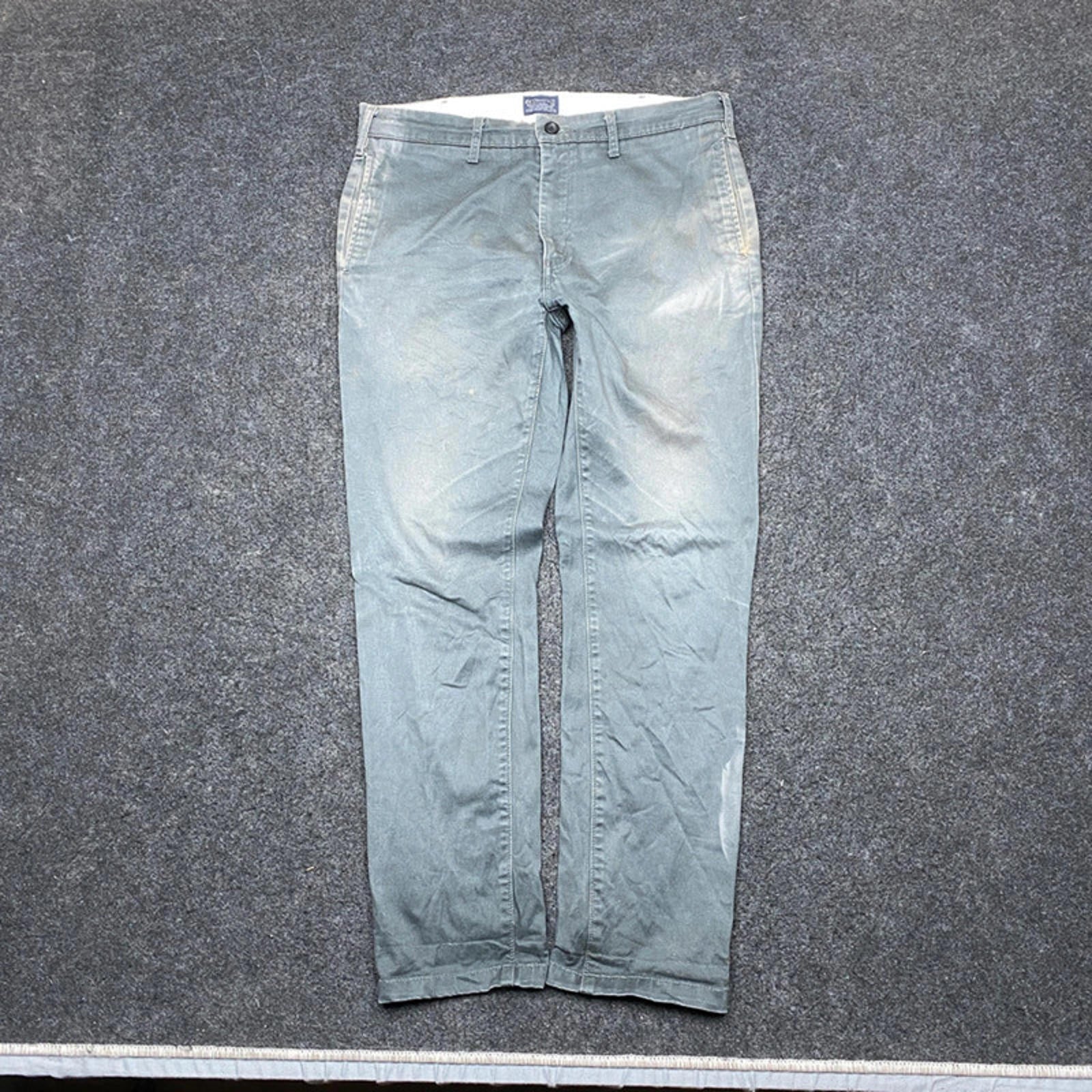 Grey Levi Strauss & Co. Straight Trousers men's W32