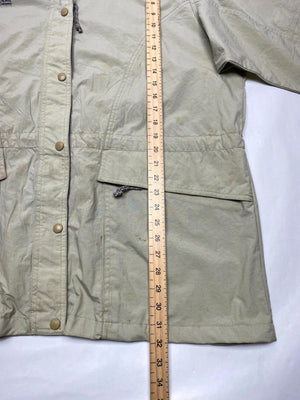 Columbia Vintage Beige & Navy Lightweight Jacket – Women’s XL