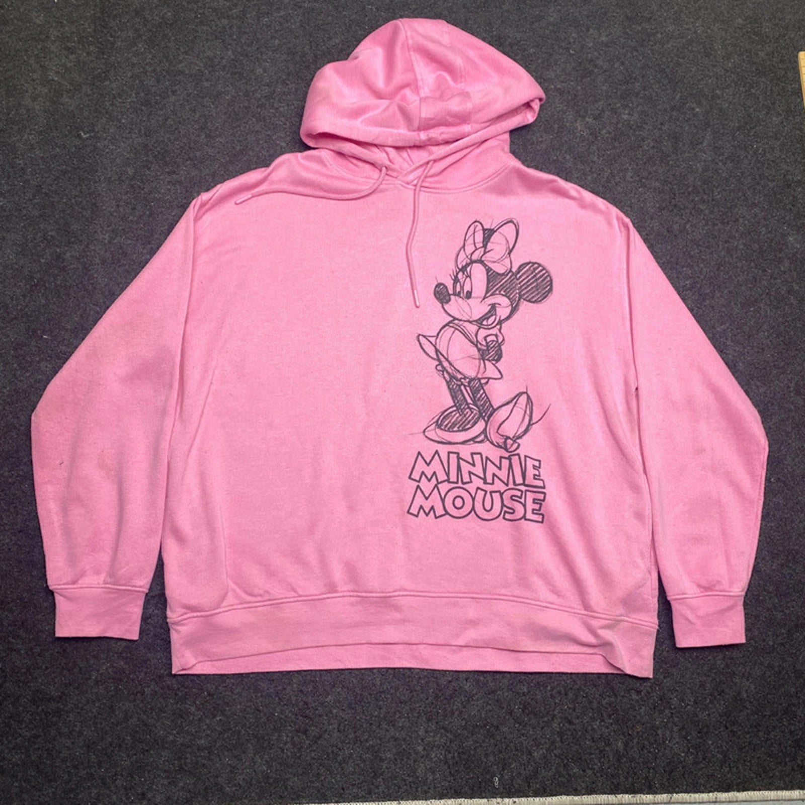 Pink Disney Minnie Hoodie Men's XL