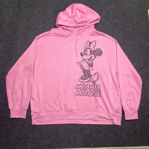 Pink Disney Minnie Hoodie Men's XL