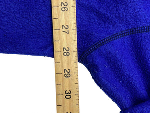 Blue USA Badge 1/4 Zip-up Fleece Sweatshirt Men's XXL