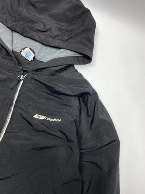 Men's Reebok Black Hooded Windbreaker Jacket