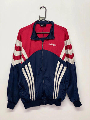 Vintage Adidas Track Jacket – Red/Navy/White Colourblock (D6 / F180)