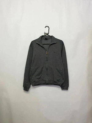 Nike Men's Grey Full-Zip Activewear Jacket