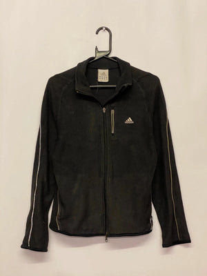 Adidas Black Full-Zip Fleece Jacket