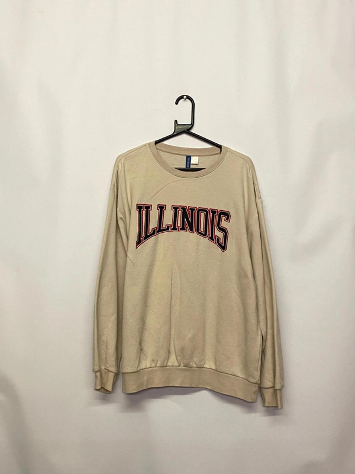 H&M Divided Beige  College Sweatshirt Size L