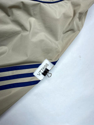Adidas Vintage Beige 3-Stripes Windbreaker Jacket