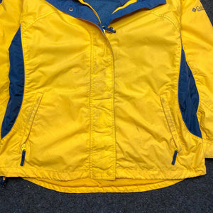 Yellow Columbia Outdoor Jacket Women's Large