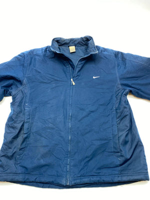 Nike Navy Blue Full-Zip Windbreaker Jacket