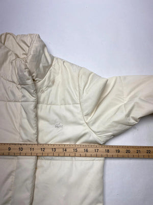 Lacoste Cream Puffer Jacket (Women’s 36 / UK 8)