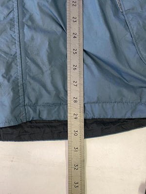 Columbia Sportswear Blue & Black Hooded Windbreaker Jacket