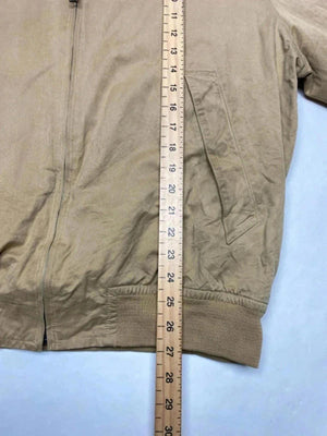 Nautica Tan Harrington Jacket XL – Classic Zip Jacket